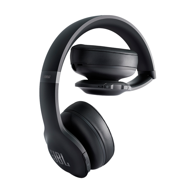 JBL®  Everest™ Elite 300 - Black - On-ear Wireless NXTGen Active noise-cancelling Headphones - Detailshot 2 image number null